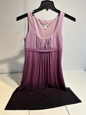 LOFT Women's Purple Ombré Tank Dress Size 4