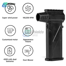140000RPM Mini Turbo Blower Jet Fan Violent Turbofan Brushless Motor Rechargeabl