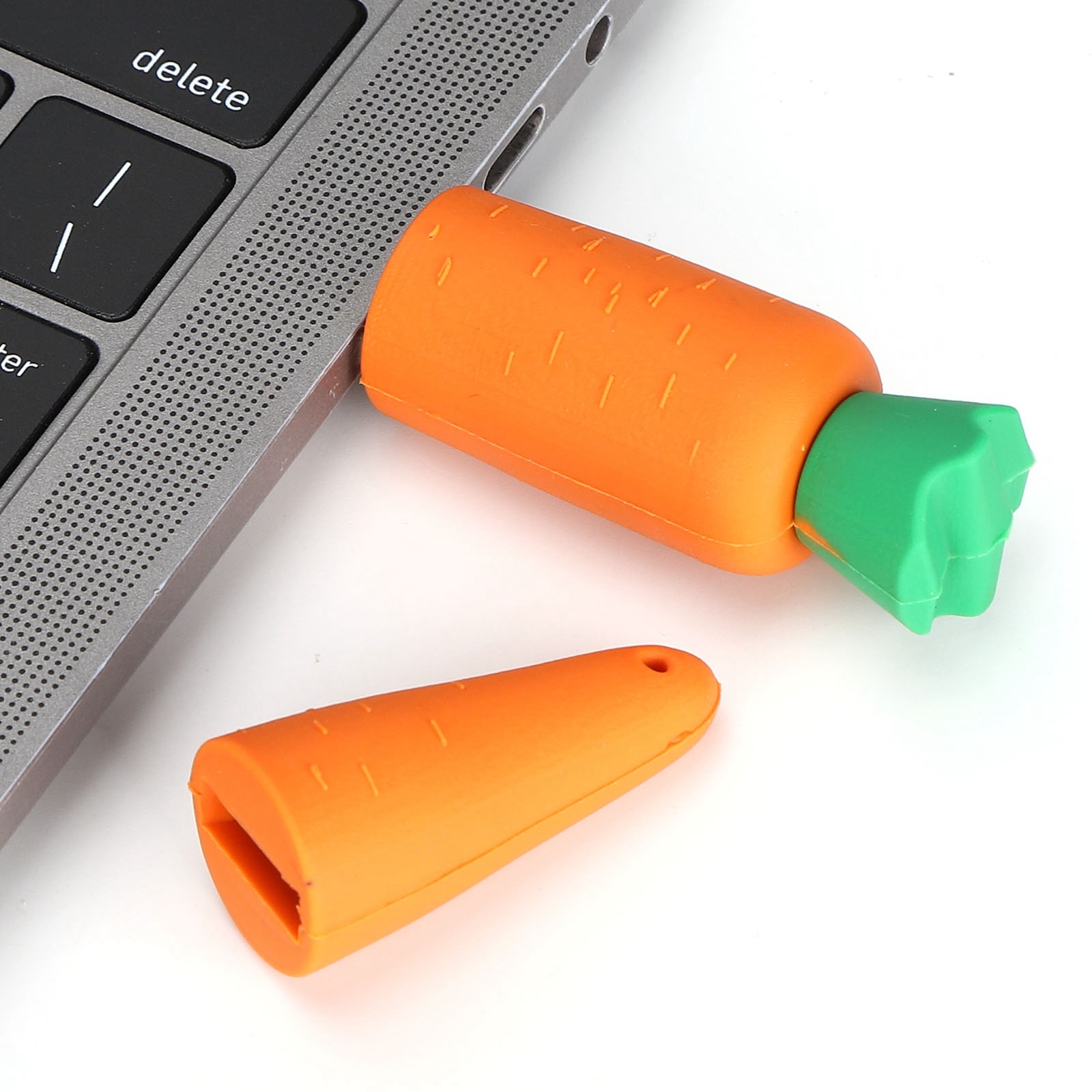 USB Flash Drive Cartoon Stylish Carrot Shape Appearance Portable Storage Mem LJ-image