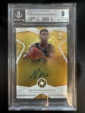2018-19 Panini Opulence Shai Gilgeous-Alexander Rookie Auto RC /25 BGS 9 AUTO 10