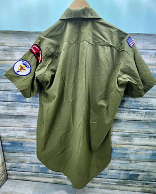 70's BOY SCOUTS OF AMERICA ヴィンテージジャケット VTG 1960s-70s Boy Scout Jacket w/ 16 Patches Queens NY BSA
