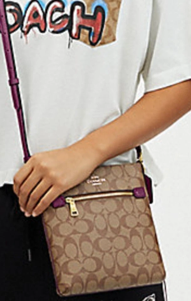 Mini bolsa de archivo COACH - CF340 totalmente nueva auténtica Coach  Foto 2 de 4