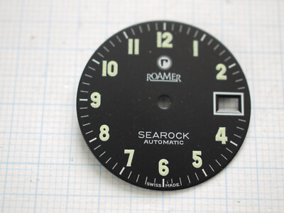 Roamer Searock Automatic  Ø 28.2 mm Black DIAL  RARE