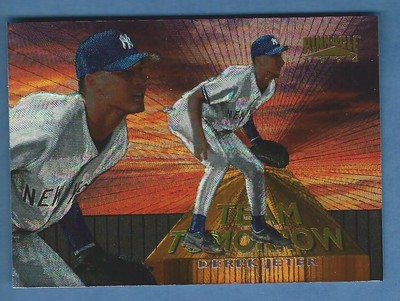 1996 Pinnacle Team Tomorrow Derek Jeter # 9 of 10