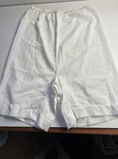 Vintage 1940's White Sylray granny Panties Spun-lo Nylon Fabric Sport Trunk 8