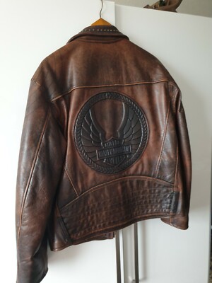 lederjacke herren the leather company skin's slim fit xl -xxl