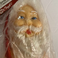 Santa Claus Clause Air Freshener Doll head 5.5 inches Fibre Craft new in package