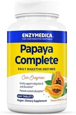 Enzymedica, Papaya Complete, Daily Digestive Enzymes , 240 Chewable tablets