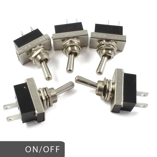 Heavy Duty On / Off Metal Toggle Lever Switch 25 AMP Rated 12v 24v - Picture 4 of 4