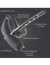 Plantronics Voyager 5200 UC Bluetooth Headset System Retail Packaging 206110-101