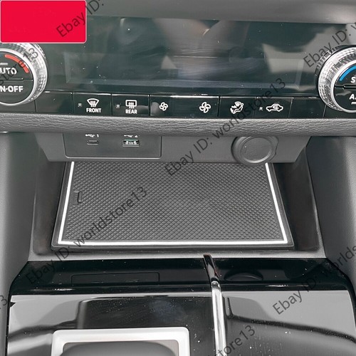Fits Mitsubishi Outlander 2022-24 Rubber Non-slip Gate Slot Mat Cup Holder Pads - Picture 4 of 18