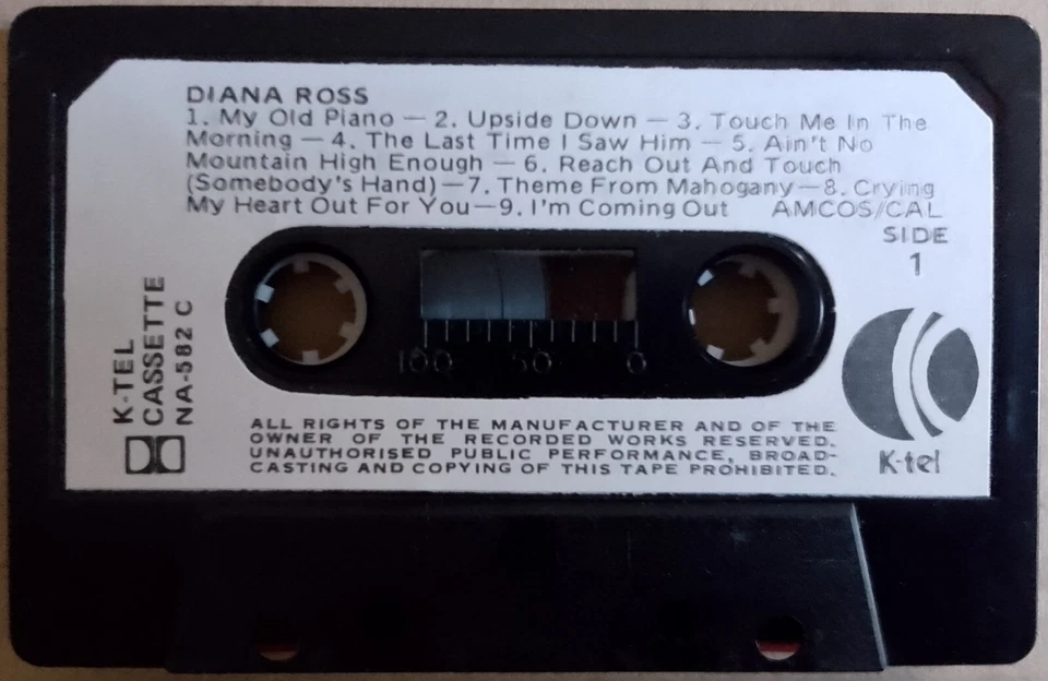 Diana Ross Collection CASSETTE K-TEL Astor Australia 1981 - Image 3 of 4