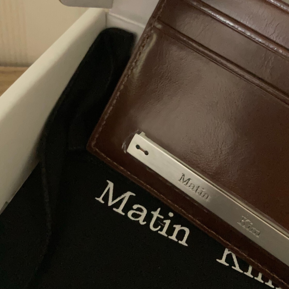 Matin Kim Vintage Card Wallet Brown MK239OWL009MBR | eBay