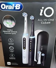 Oral-B iO All-in-One Clean Rechargeable Toothbrush, 2-pack