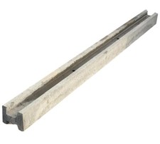 **** Grey concrete slotted fence post 1.8m  ****