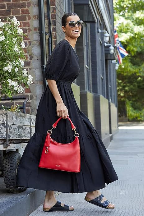 Radley CUBA STREET Medium Open Top Shoulder H6347551 Red Radley CUBA STREET Medium Open Top Shoulder H6347551 Red