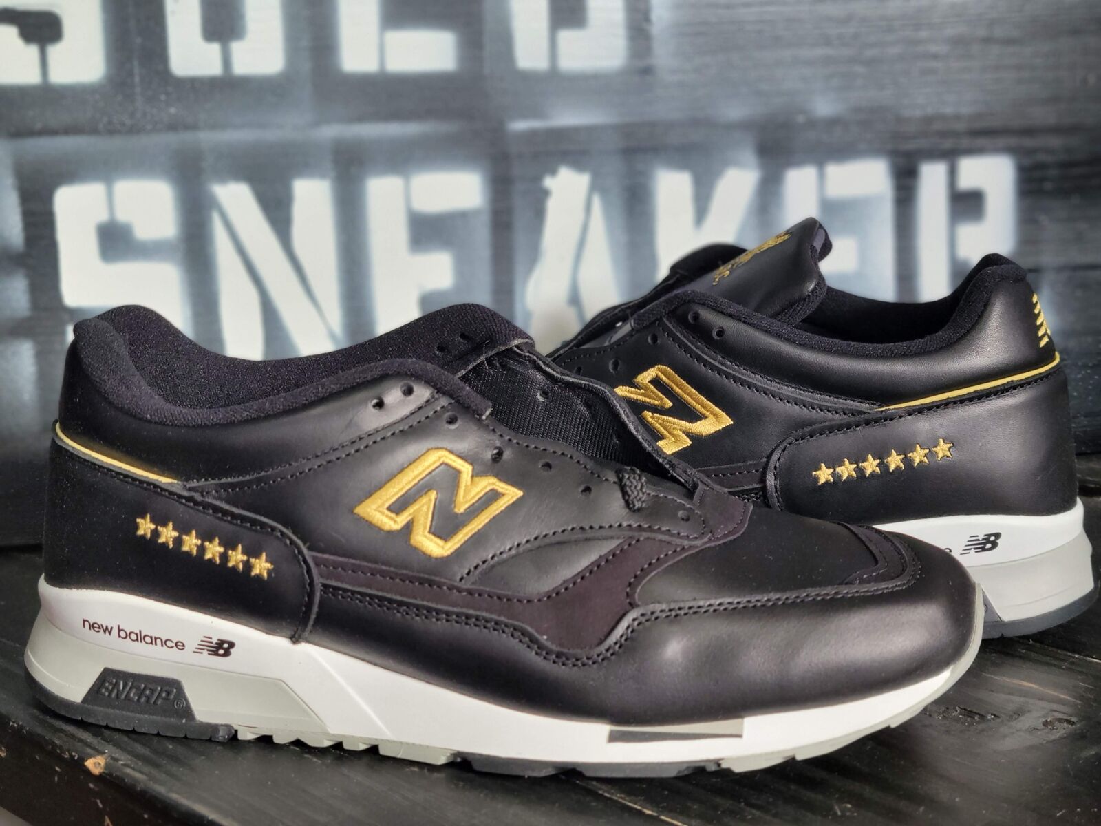 Trastorno Antagonismo aceptable New Balance M1500LFC Made in UK Liverpool Black/Gold Running Trainers Men  Size | eBay