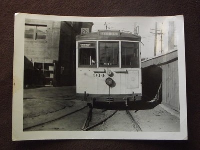 UNKNOWN TROLLEY # 914 Vintage PHOTO - FERRIES