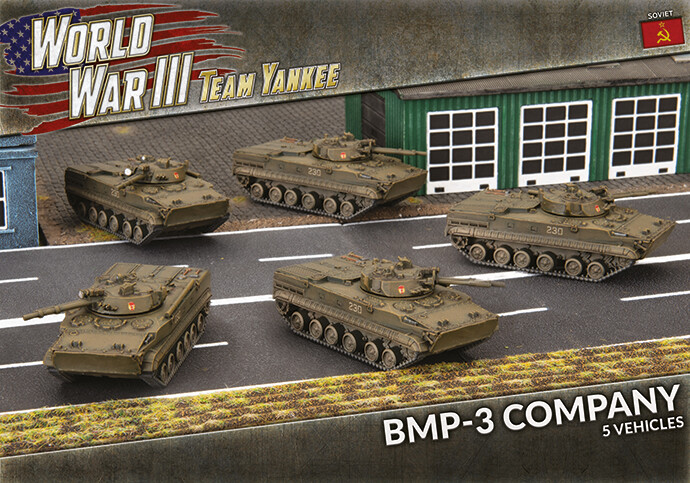 Team Yankee Soviet Union BMP-3 Company (Plastic) (TSBX23)