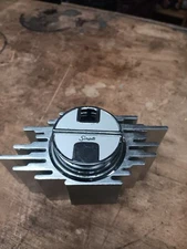 Vintage Scripto Brutalist Aluminum Base Desk Table Lighter