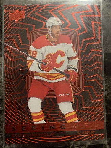 Elias Lindholm 2023-24 Upper Deck Extended Seeing Red Sr-60