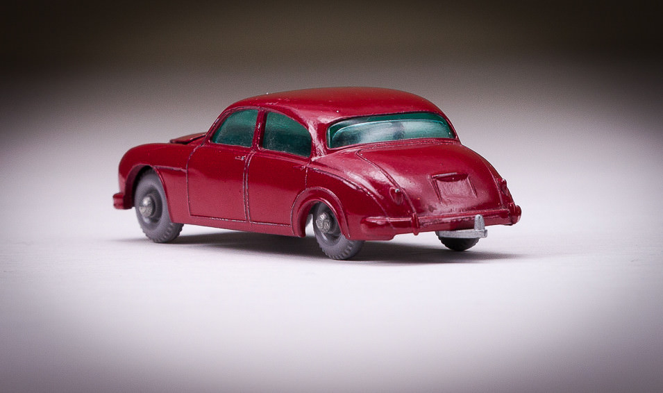 ミニカー MATCHBOX No.65 3-4litre Jaguar Vintage Lesney Matchbox No. 65 Jaguar 3.4 Liter Sedan Gray