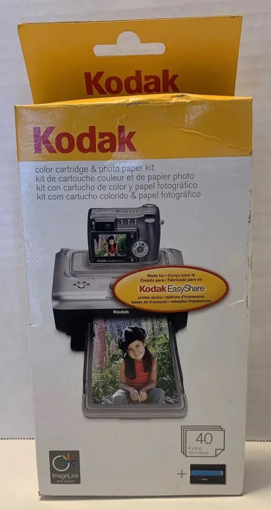 Kodak Easy Share Digital Photo Printer Dock Series 3 w/ Power Supply Bundle