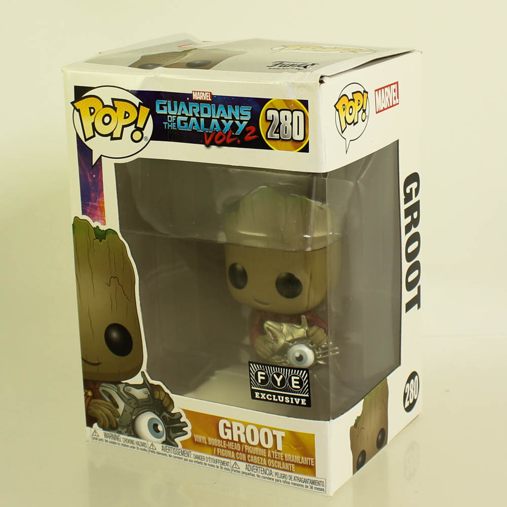 Funko Pop! Guardianes De La Galaxia Vol. 2 - Figura - Groot (Cyber Eye) #280 *Casi Nuevo*