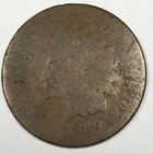 1880 United States Indian Head Cent Penny - About Good (AG) KM#90a - 5150-AH — photo 1