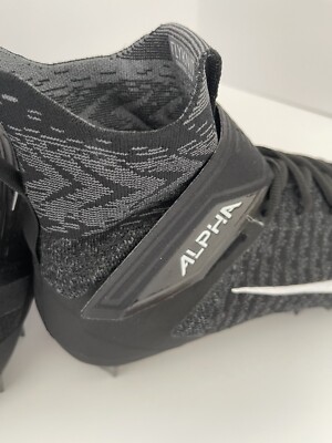 Nike Alpha Menace Elite 2 Black Football Cleats FlyKnit Mens  display picture 1