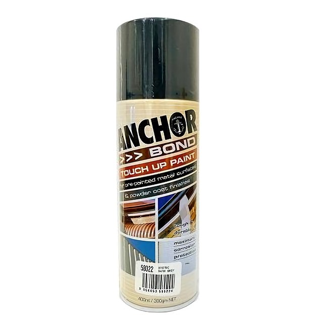 Anchor Bond Touch up Paint Powder Coat Finish Gull Grey 400 Ml/300 GM