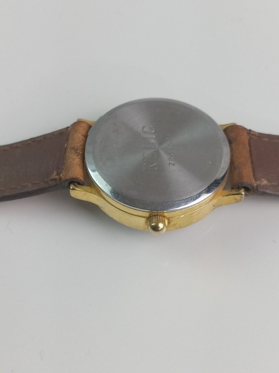 Vintage Relic ZR 38021 Skeleton Watch w Faceted Face Brown Vintage Relic ZR 38021 Skeleton Watch w Faceted Face Brown
