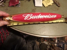 3S- 12" BUDWEISER Tap Handle -no damage