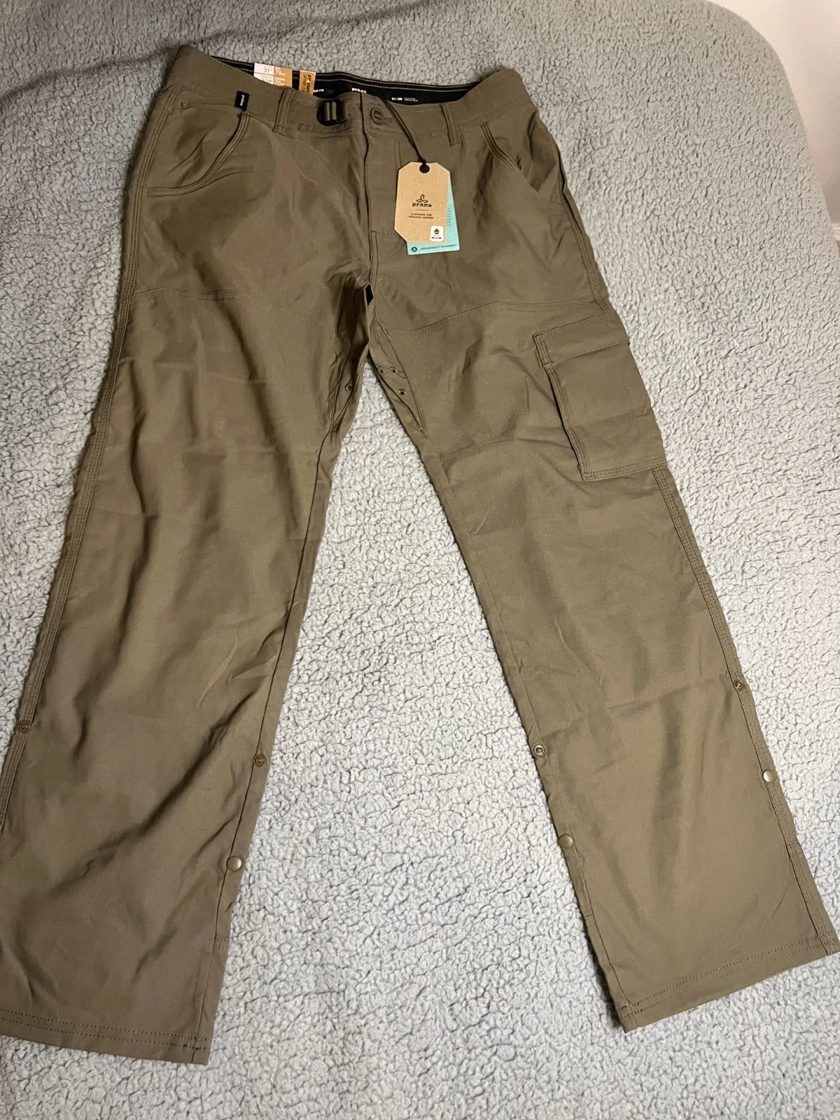 Prana Pants STRETCH ZION II Mens 33X32,31X30,31 X30 Slate Green(B20016-18)