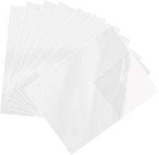Printable Transparent Sticker Paper, Laser Inkjet Printable 8.5 X 11 Inches