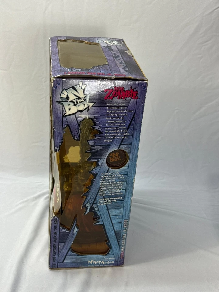 Figura Rob Zombie Rock N The Box Art Asylum Jack in The Box NUEVO Foto 3 de 4