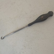 Antique EG Webster And Sons Sterling Silver Handle Button Hook