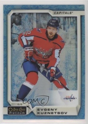 2018-19 O-Pee-Chee Platinum Arctic Freeze 55/79 Evgeny Kuznetsov #28 um0