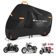 Motorcycle Cover Waterproof Outdoor 300D Motorcycle Cover 96" 96"L x 41"W x 50"H