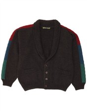 Frank Alexs maglione cardigan uomo EU 52 grande grigio colorblock acrilico BQ12