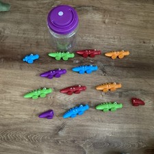Learning Resources Snap N Learn Alphabet Alligators 23 Double Sided Pieces