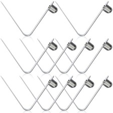 10 PCS Kayak Paddle Spring Snap Clips Stainless Steel Push Button Spring Clip...