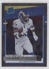 2020 Panini Donruss Rated Rookie Press Proof Silver 6/100 Cam Akers #325 12g3