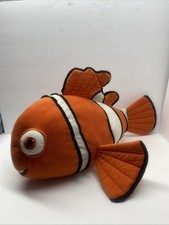 Disney Pixar FINDING DORY NEMO PLUSH CLOWN FISH LARGE 20" Cute Nemo