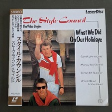 Style Council What We Did On Our Holidays 8" Laserdisc Japan Import With Obi