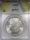 1899 Morgan Dollar ANACS AU53 Circulated Key Date $1