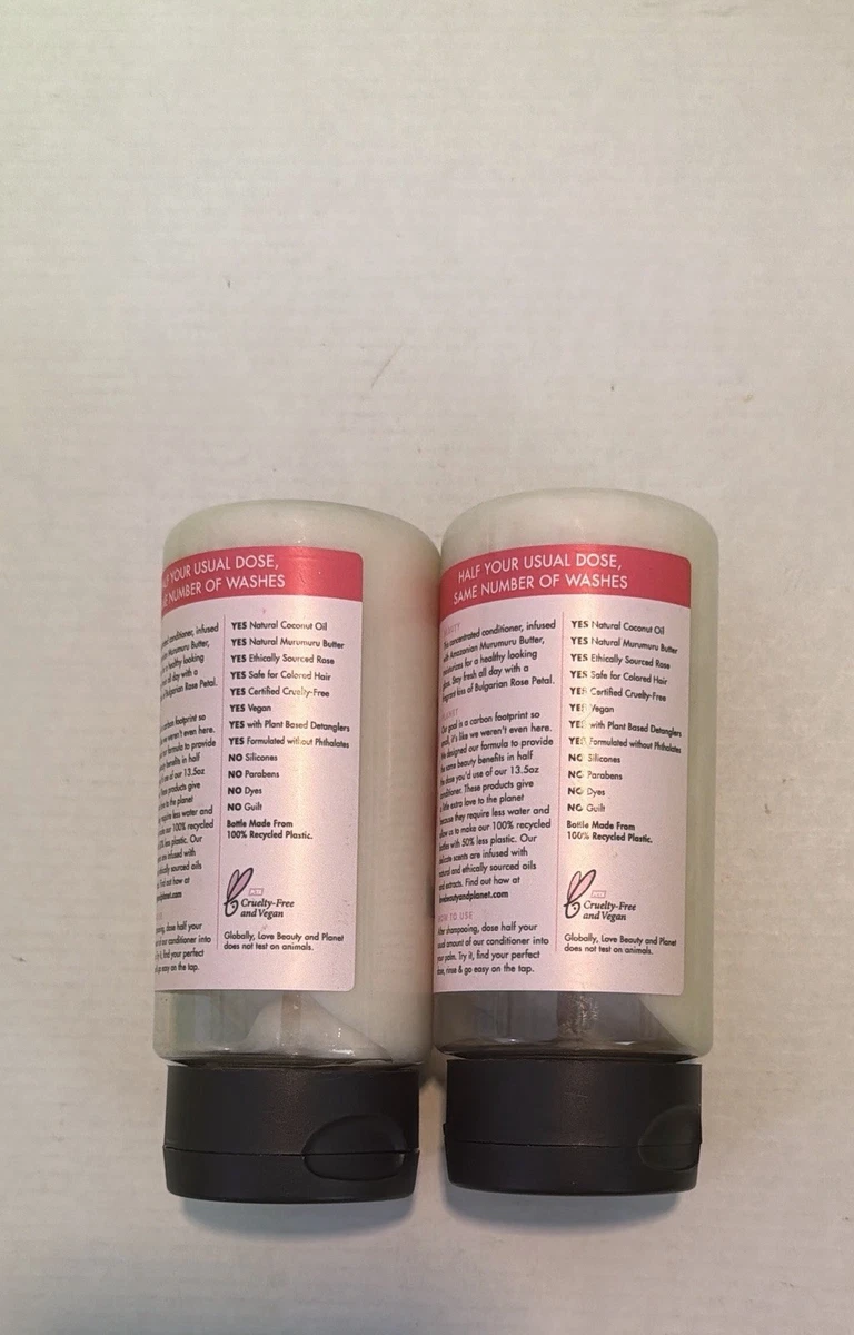 Love Beauty & Planet Blooming Color Conditioner Murumuru Butter Rose 6.75 oz- 2X