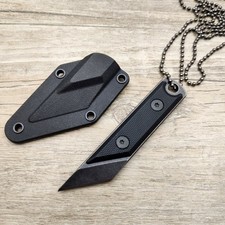 Collar EDC Mini Cuchillo Hoja Fija Cuchillo Mini Cuchillo de Bolsillo Cuchillo de Rescate