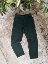 VTG Marithe  Francois Girbaud Royal Green Stone Washed Luxury Denim Pants