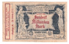 Eschweiler i Stollberg, 50 miliardów marek 31. Paź.  1923 seria A gebr.